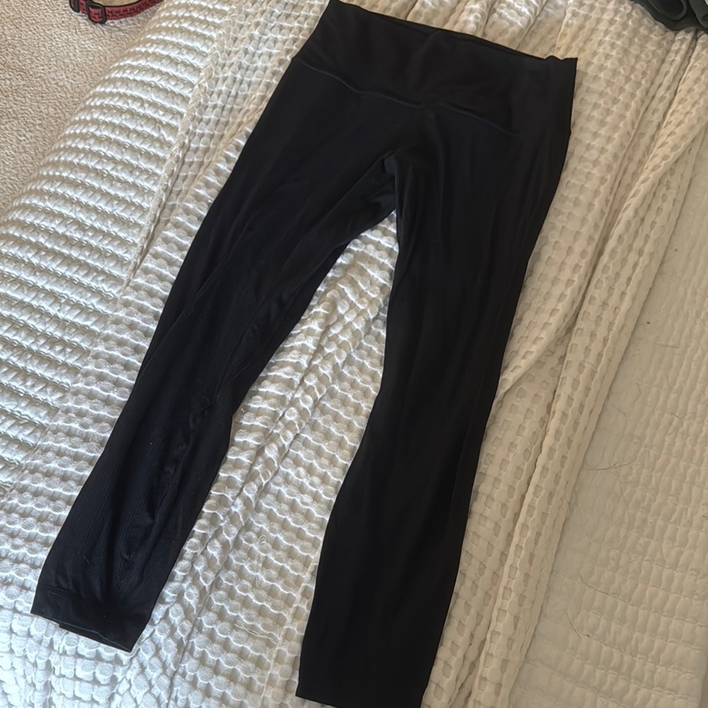 Align Black ribbed Leggings